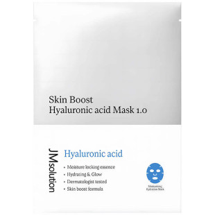 Тканинна маска для обличчя з гіалуроновою JM Solution Skin Boost Hyaluronic Acid Mask 1.0